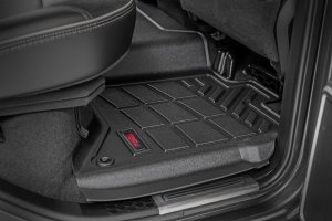Ram 2500 Floor Mats - Front & Rear - Rough Country - Sure-Fit - '19-'24